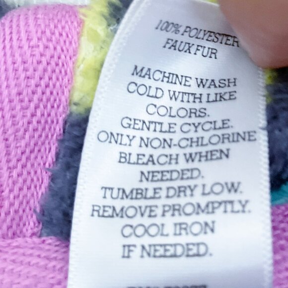 SO Womens Plush Fleece One Piece Hooded Pajama Onesie Small #LOVE - Picture 8 of 8